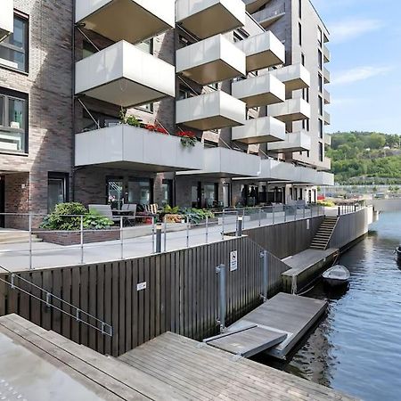 Oceanfront Apartment - Oslo Central - Private Patio エクステリア 写真