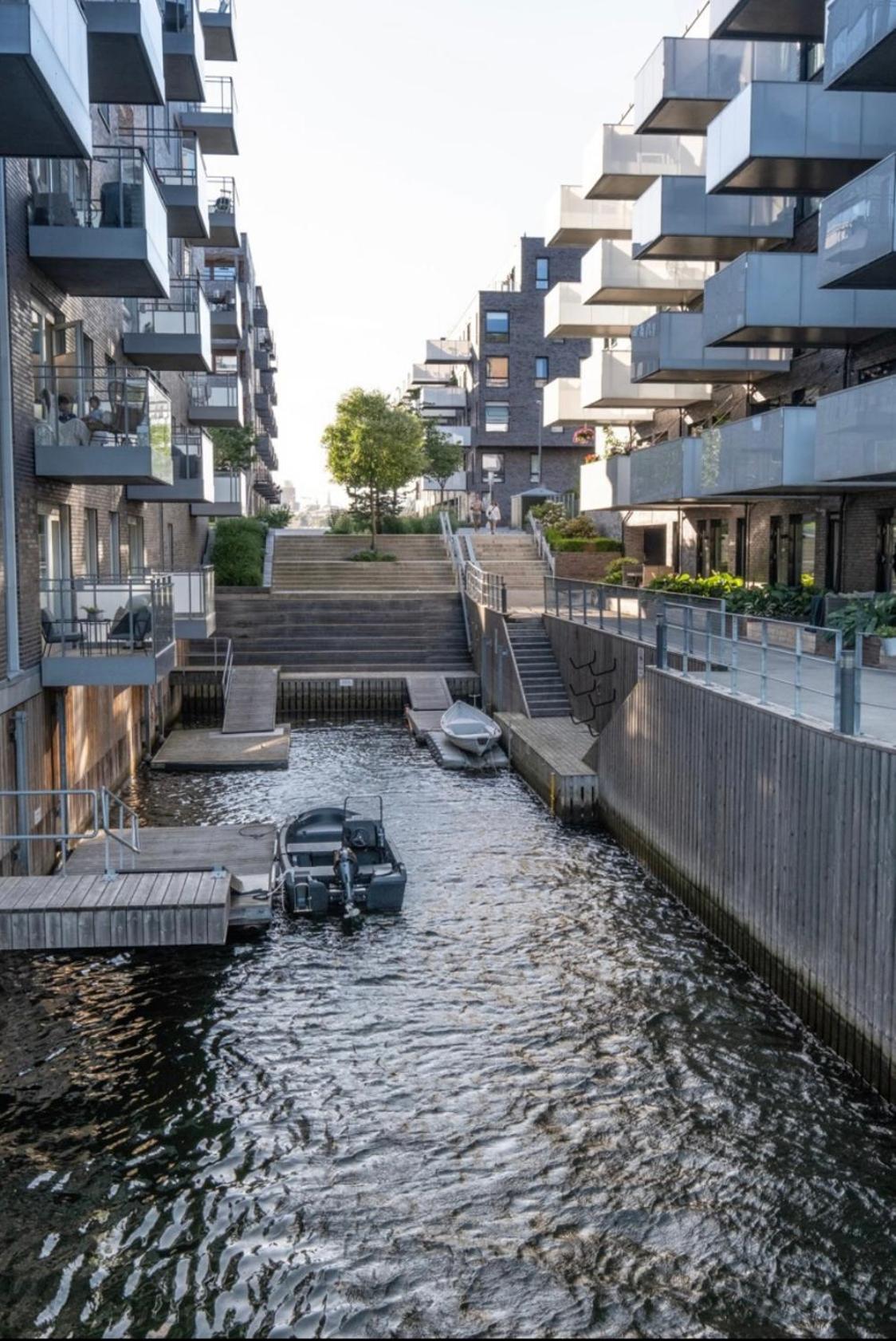 Oceanfront Apartment - Oslo Central - Private Patio エクステリア 写真